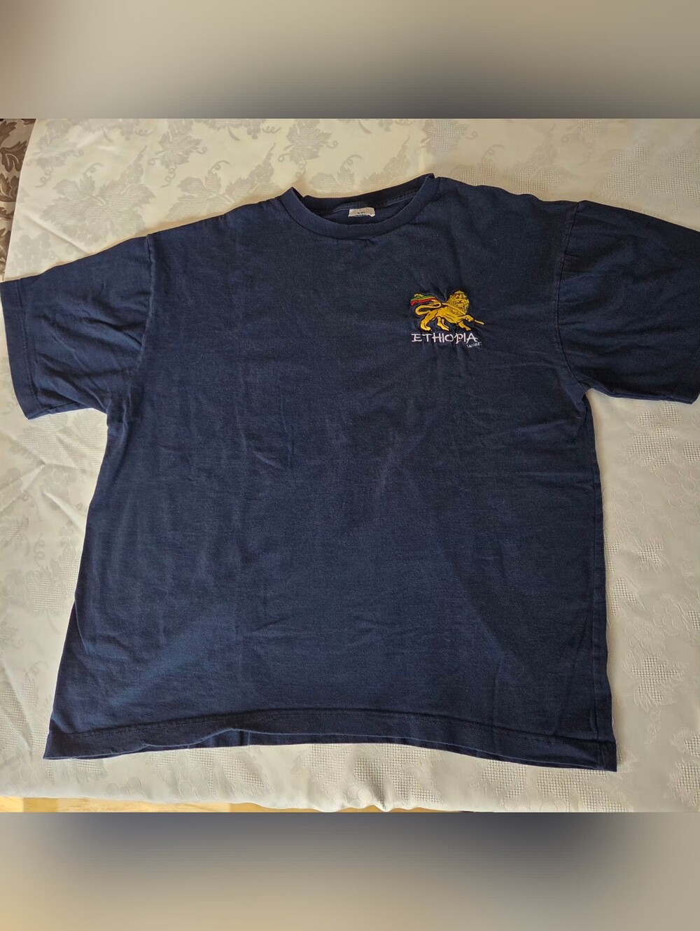 Vintage Confidence Ethiopia Lion of Judah Rasta Tee XXL